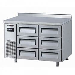Стол морозильный Turbo Air KWF15-3D-6-750 с ящиками и бортом