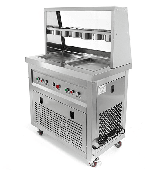 Фризер для жареного мороженого Foodatlas KCB-2F (контейнеры, световой короб)