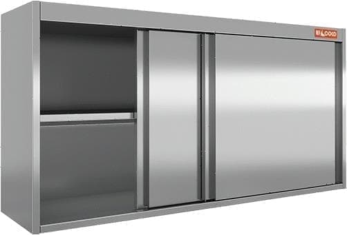 Полка кухонная закрытая Hicold НПК‑15/4