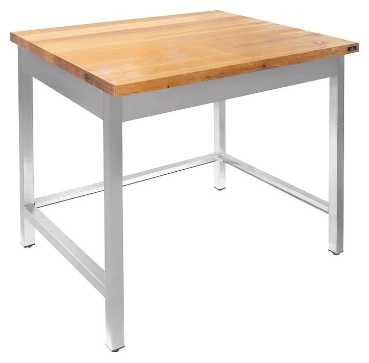 Стол кондитерский Luxstahl СК-9/8 трехсторонняя обвязка