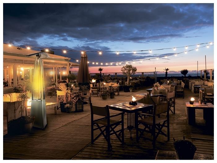 Газовый уличный обогреватель мощностью 13-14 кВт Ballu BOGH-15