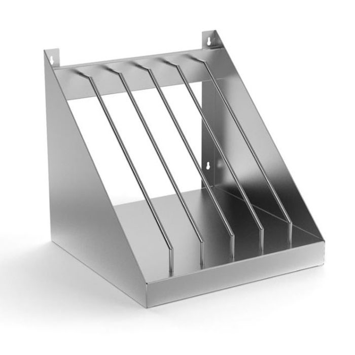 Полка кухонная для досок Gpsteel Стандарт+ ПКНД 6/300/300/320