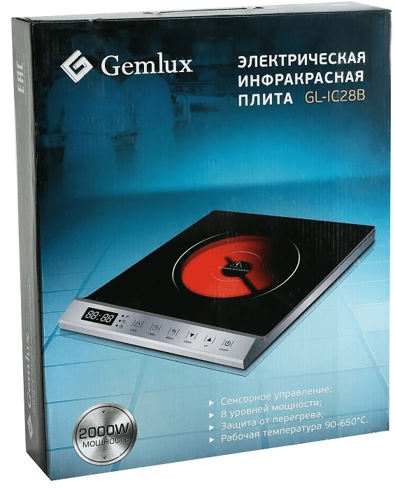 Плита индукционная Gemlux GL-IC28B