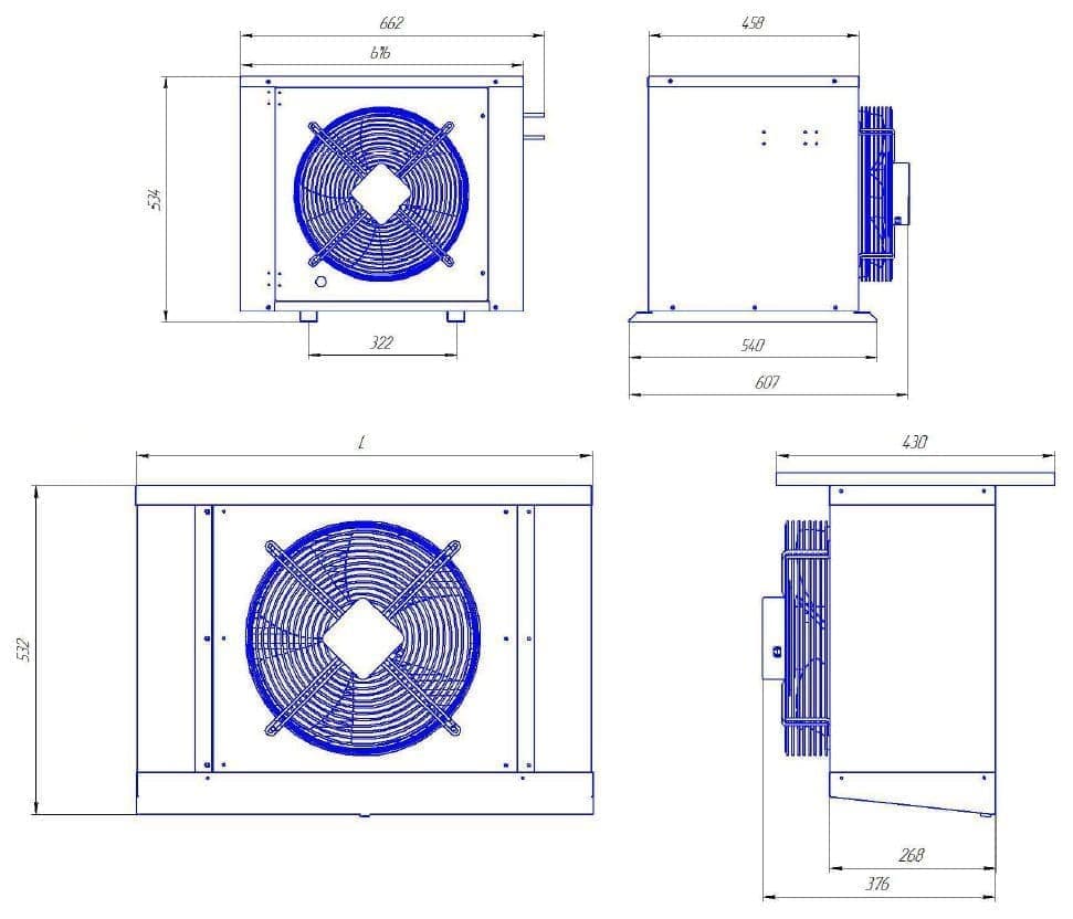 Сплит-система низкотемпературная Intercold LCM 316