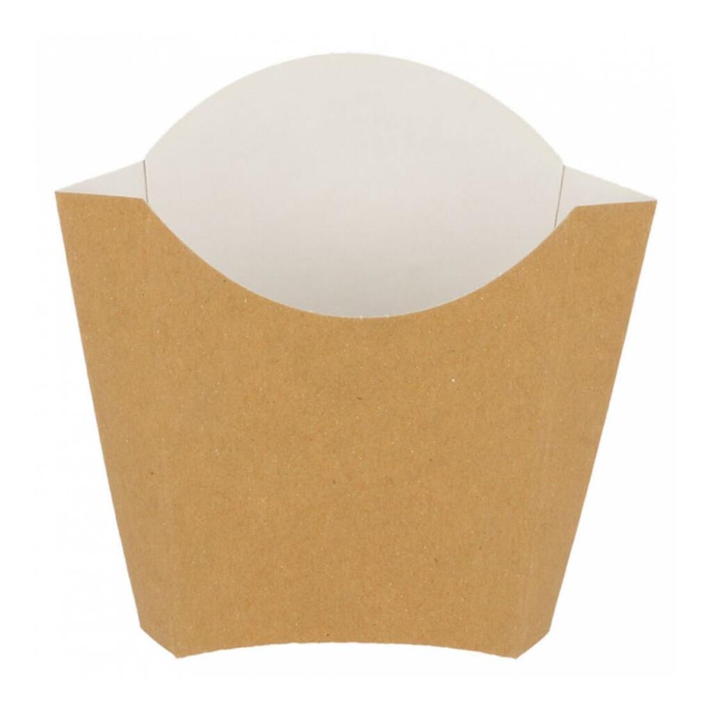 Контейнер для фри/снеков вертикальный 135 г, 13х8х13,5 см, 200шт, бумага Garcia De Pou | 221.04