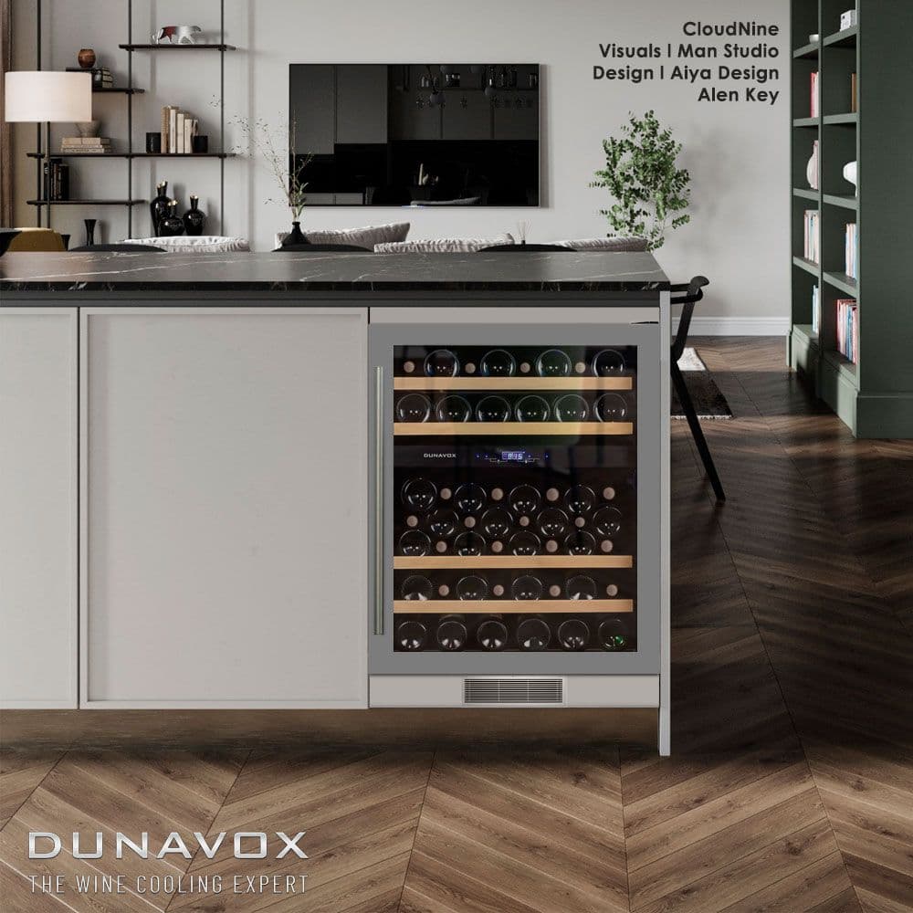Шкаф винный Dunavox DX-53.130SDSK/DP