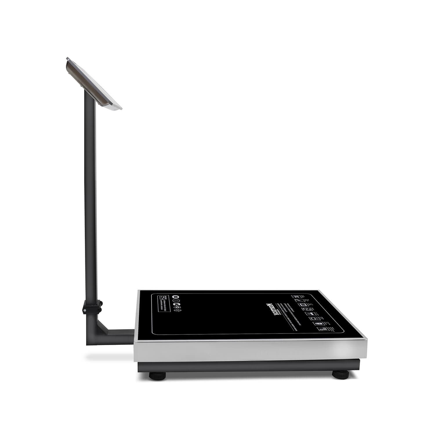 Весы торговые напольные M-ER 333 ACLP-300.50/100 "TRADER" расчет стоимости LED