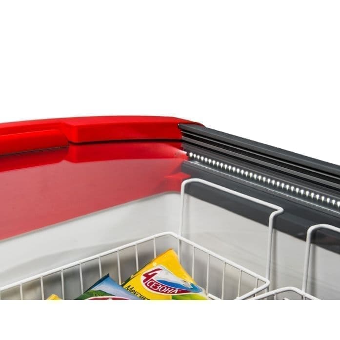 Ларь морозильный Frostor FG 375 E красный