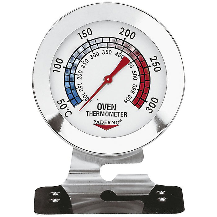 Термометр для печи от 38 до 316С (шкала 10С) нерж Paderno 19709-00