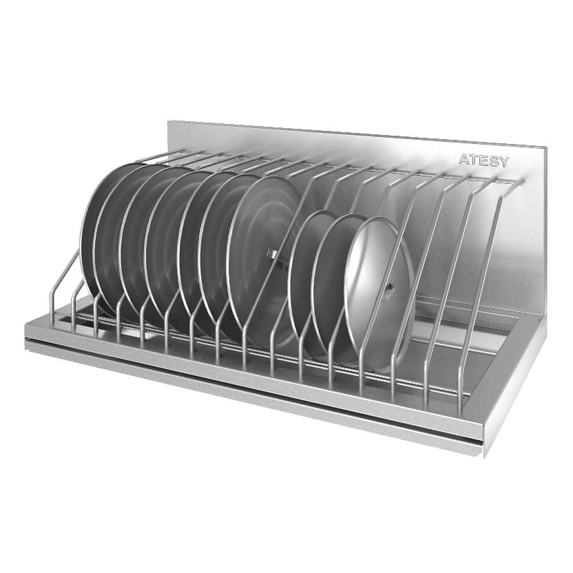 Полка кухонная для крышек Atesy ПКК-С-600.350-15-02 (ПКК-600)