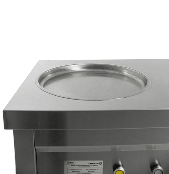 Фризер для жареного мороженого Foodatlas KCB-2Y (стол для топпингов, система контроля температуры)