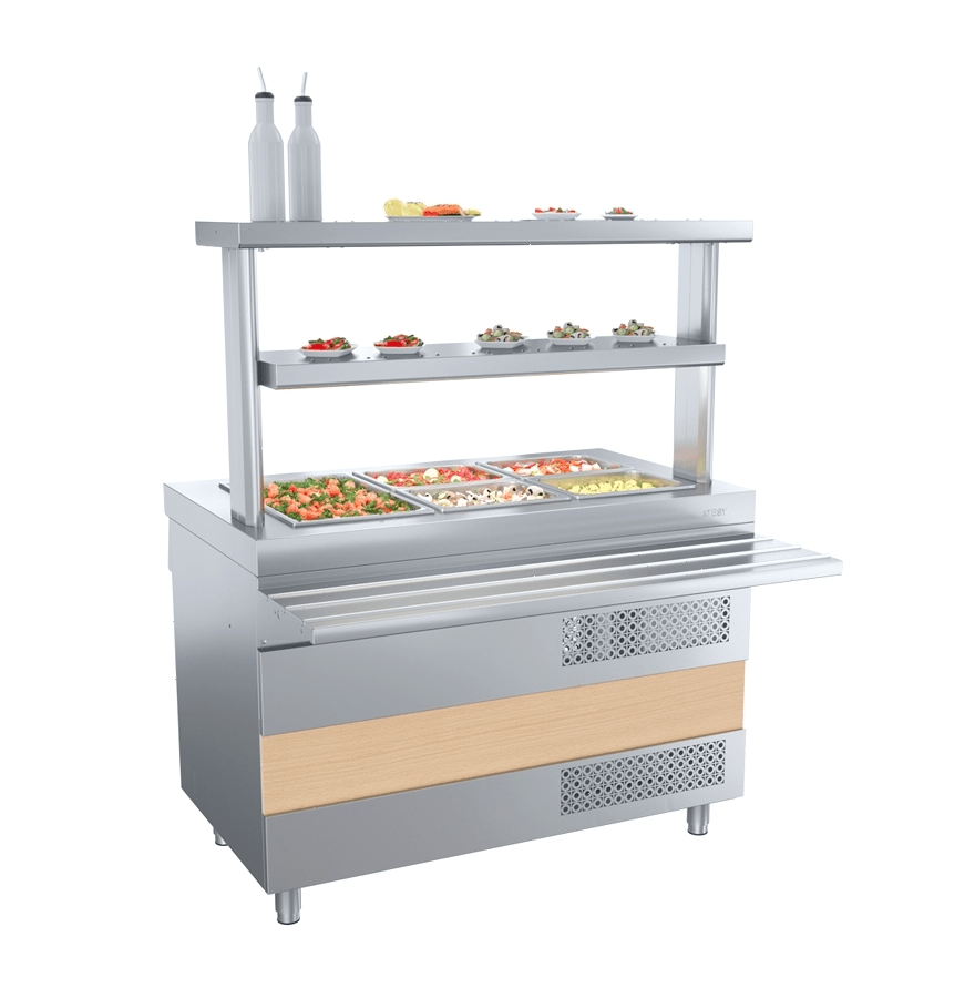 Стол охлаждаемый Atesy Ривьера ОС-1500-02-О без полок