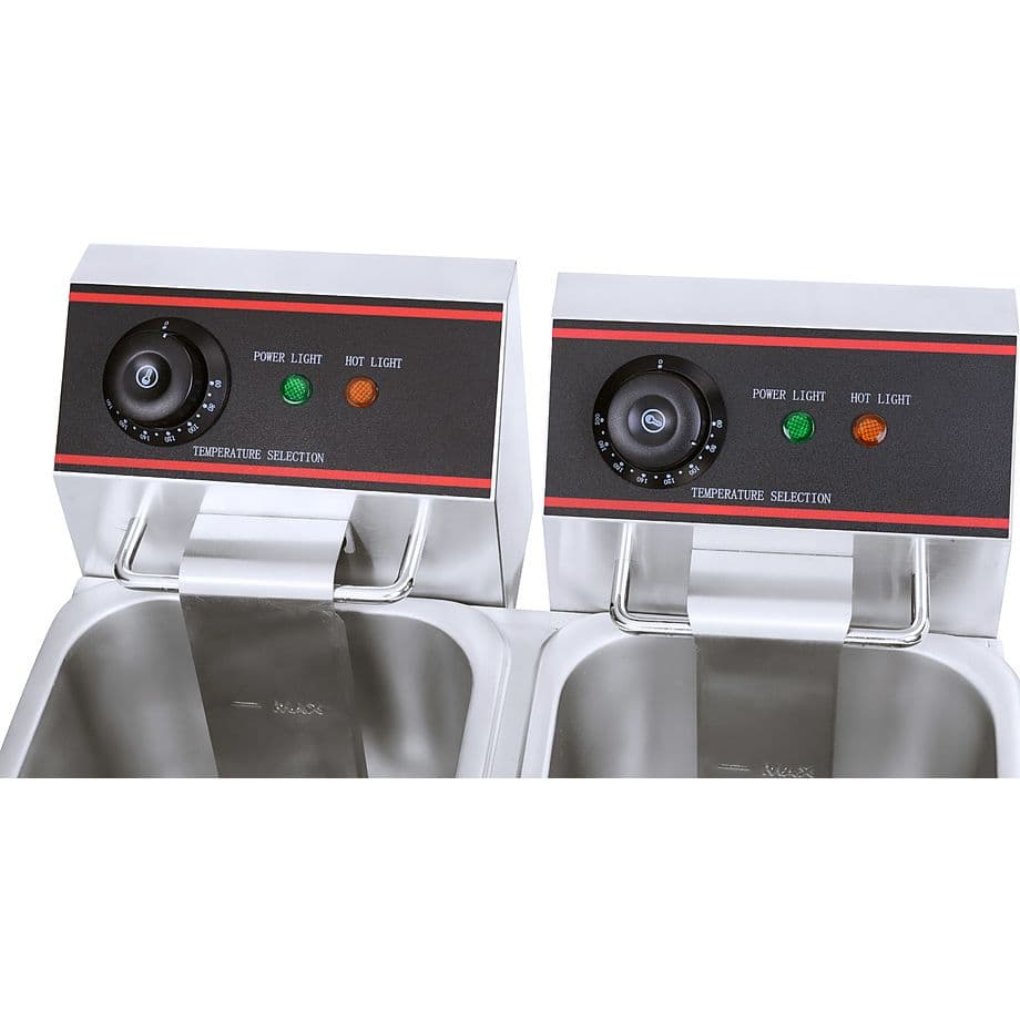 Фритюрница двойная профессиональная Rosso HEF-4L-2