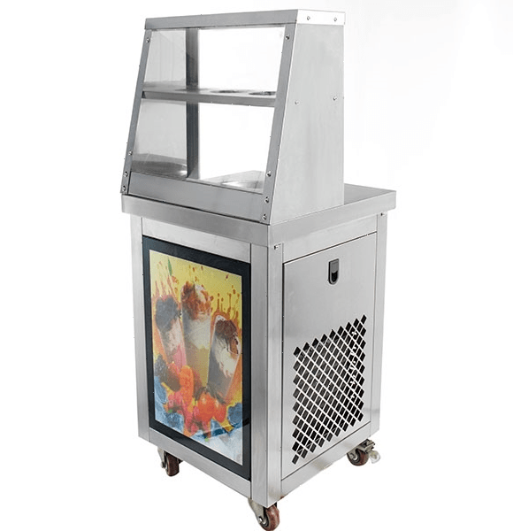 Фризер для жареного мороженого Foodatlas KCB-1Y (контейнеры, световой короб)