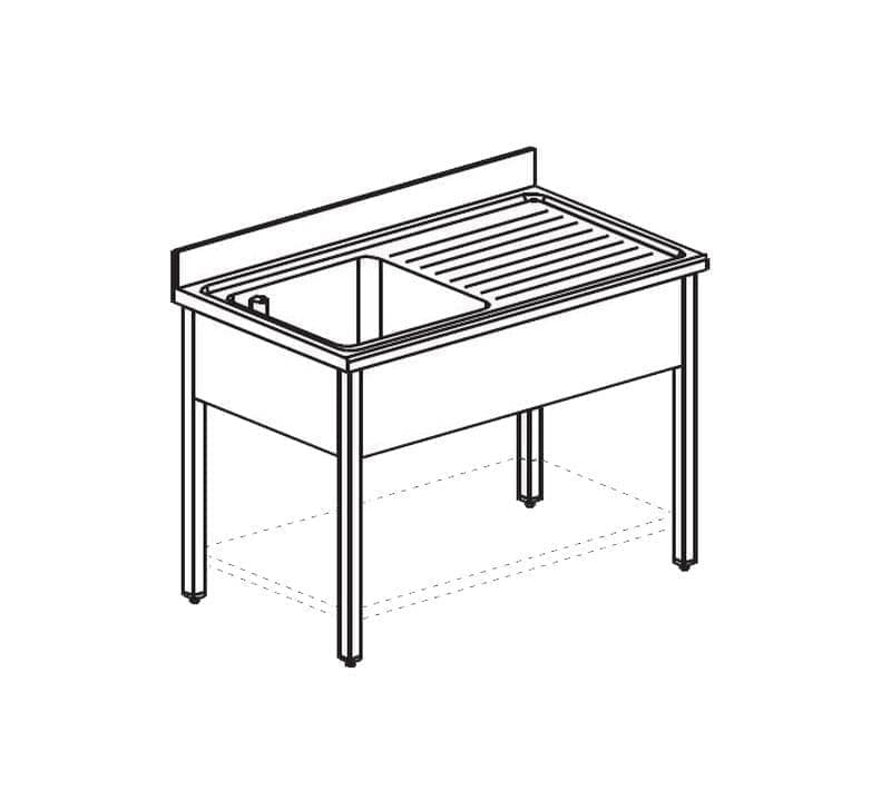 Ванна моечная Apach Chef Line LS137-55RWSH