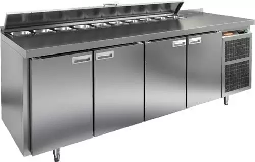 Стол холодильный (саладетта) Hicold SL2_1111SN с крышкой