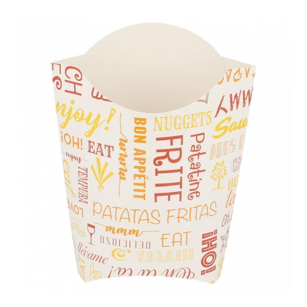 Контейнер для фри/снеков Parole 165 г, 13,5х8,5х16 см, 200 шт/уп, картон Garcia De Pou | 229.55