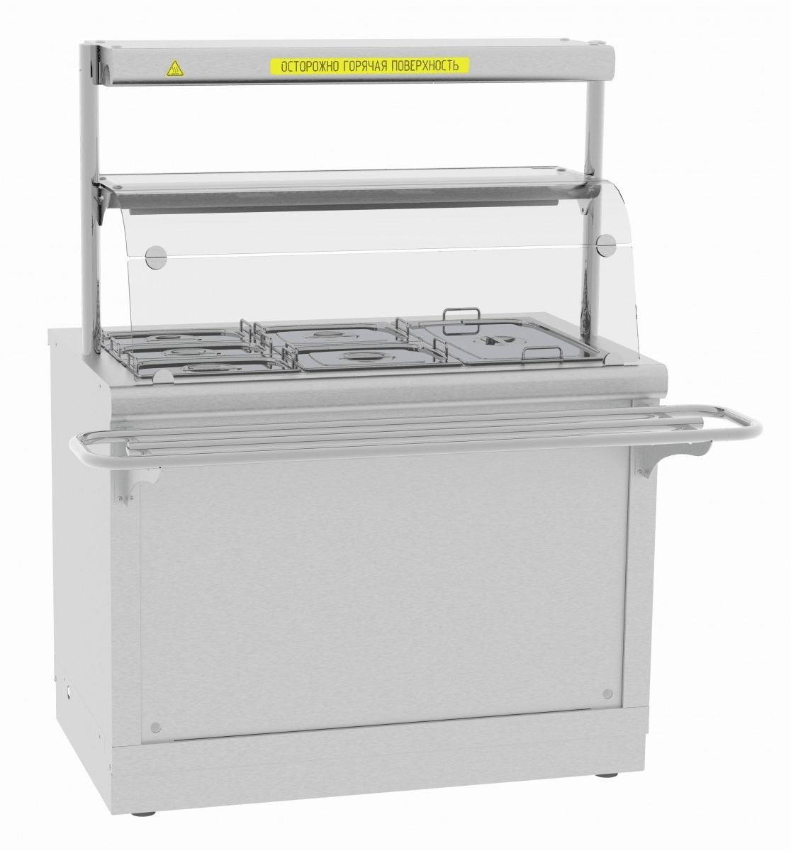 Мармит для вторых блюд Abat ЭМК-70Х с подогреваемой полкой (21000002880)