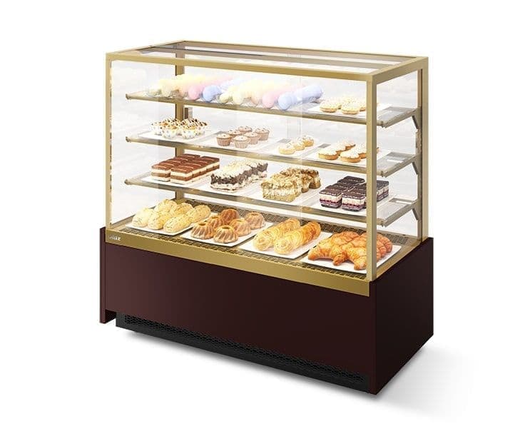 Витрина кондитерская Chilz Vete Kub 130 шоколад/золотой глянец