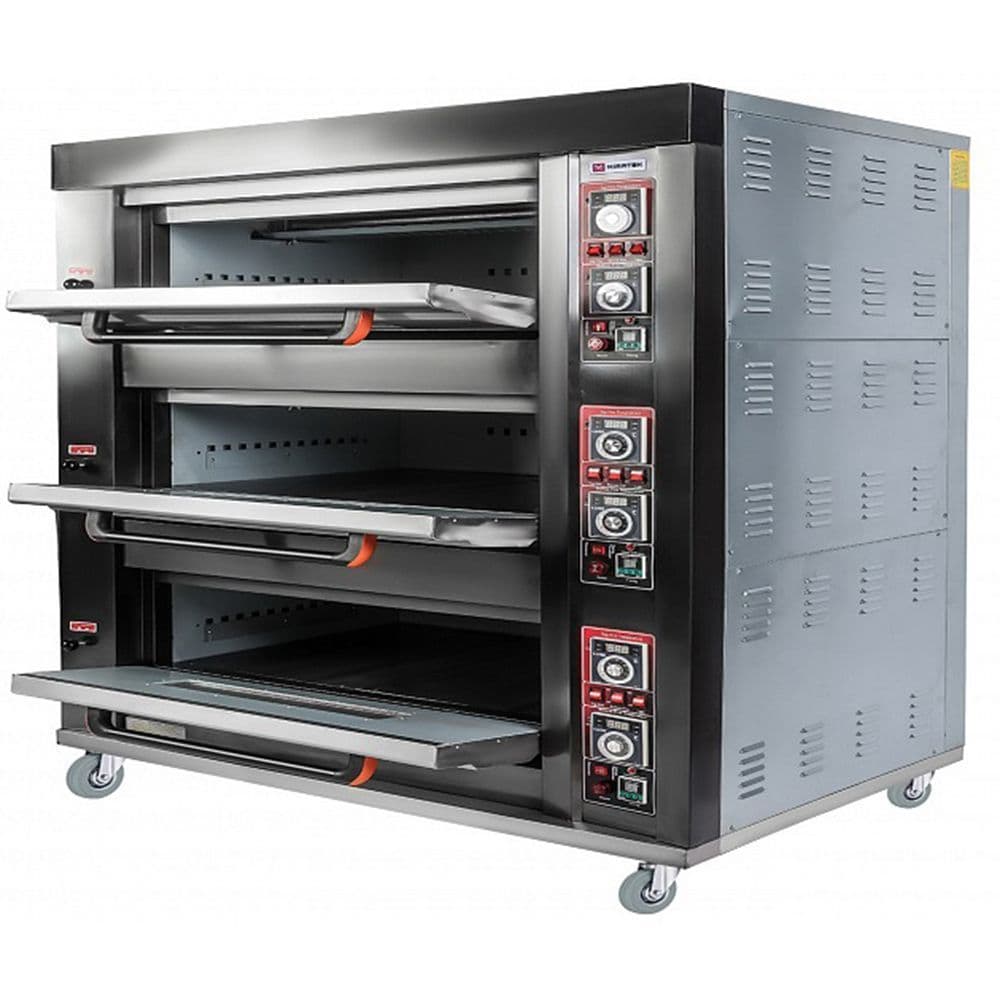 Печь подовая Miratek BK-39G ГАЗ с пароувлажнением на все ярусы