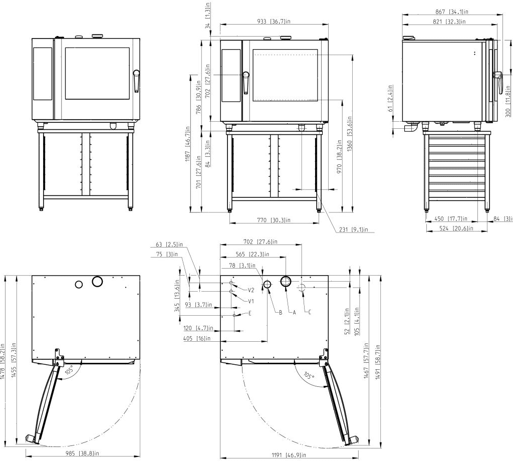 Пароконвектомат Retigo B611I VISION II