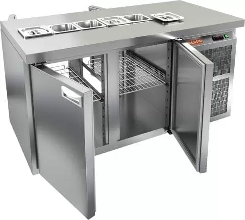 Стол холодильный (саладетта) Hicold SL2T_11/GN (1/6)