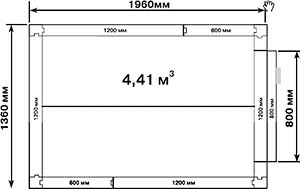 Камера холодильная Polair КХН_4,41