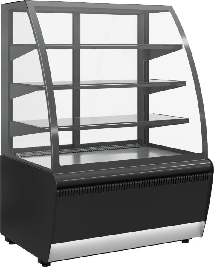 Витрина кондитерская Carboma K70 VV 0,9-1 (ВХСв-0,9д Люкс Техно) 9006-9005