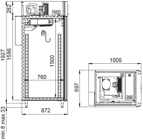 Шкаф для вызревания мяса Polair CS107_Meat Тип 1