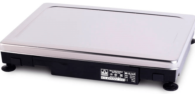 Настольные электронные весы МАССА-К МК-15.2-А21