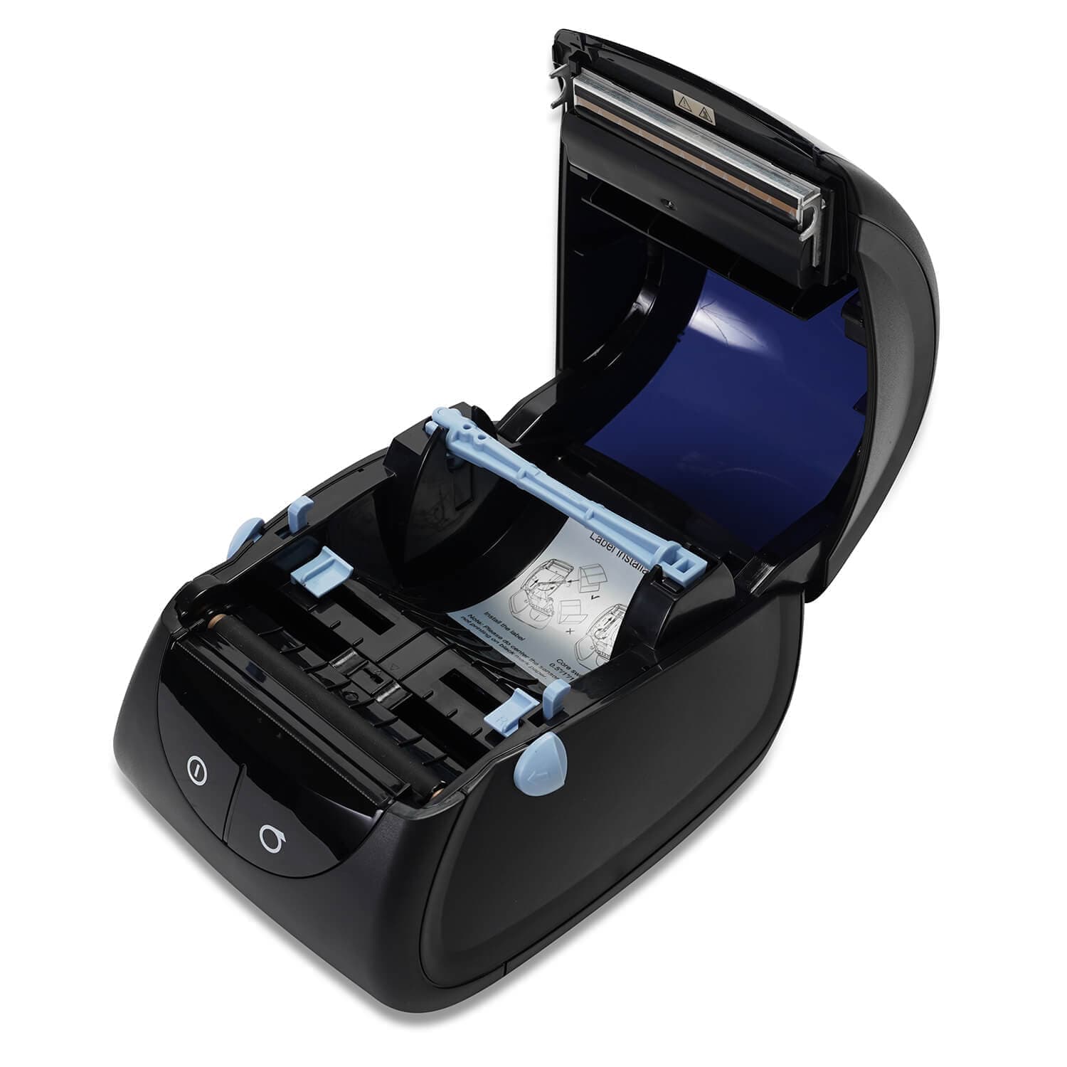 Термопринтер липких этикеток Mertech LP80 EVA RS232-USB Черный