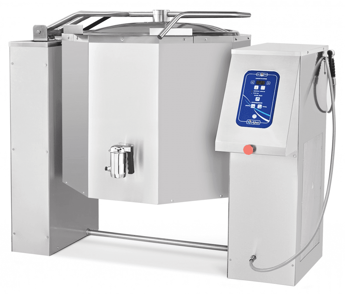 Котел пищеварочный Abat КПЭМ-160-О со сливным краном (11000006514)