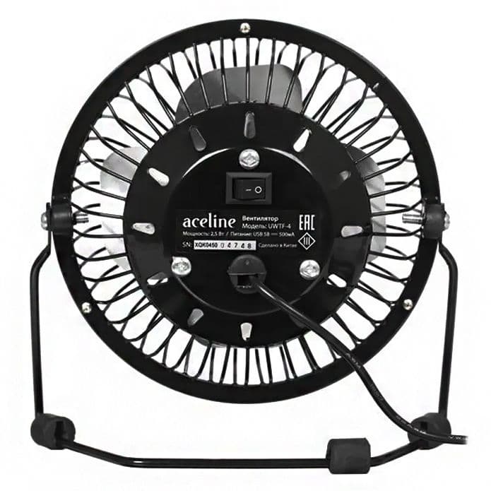 Вентилятор Aceline UWTF-4, черный