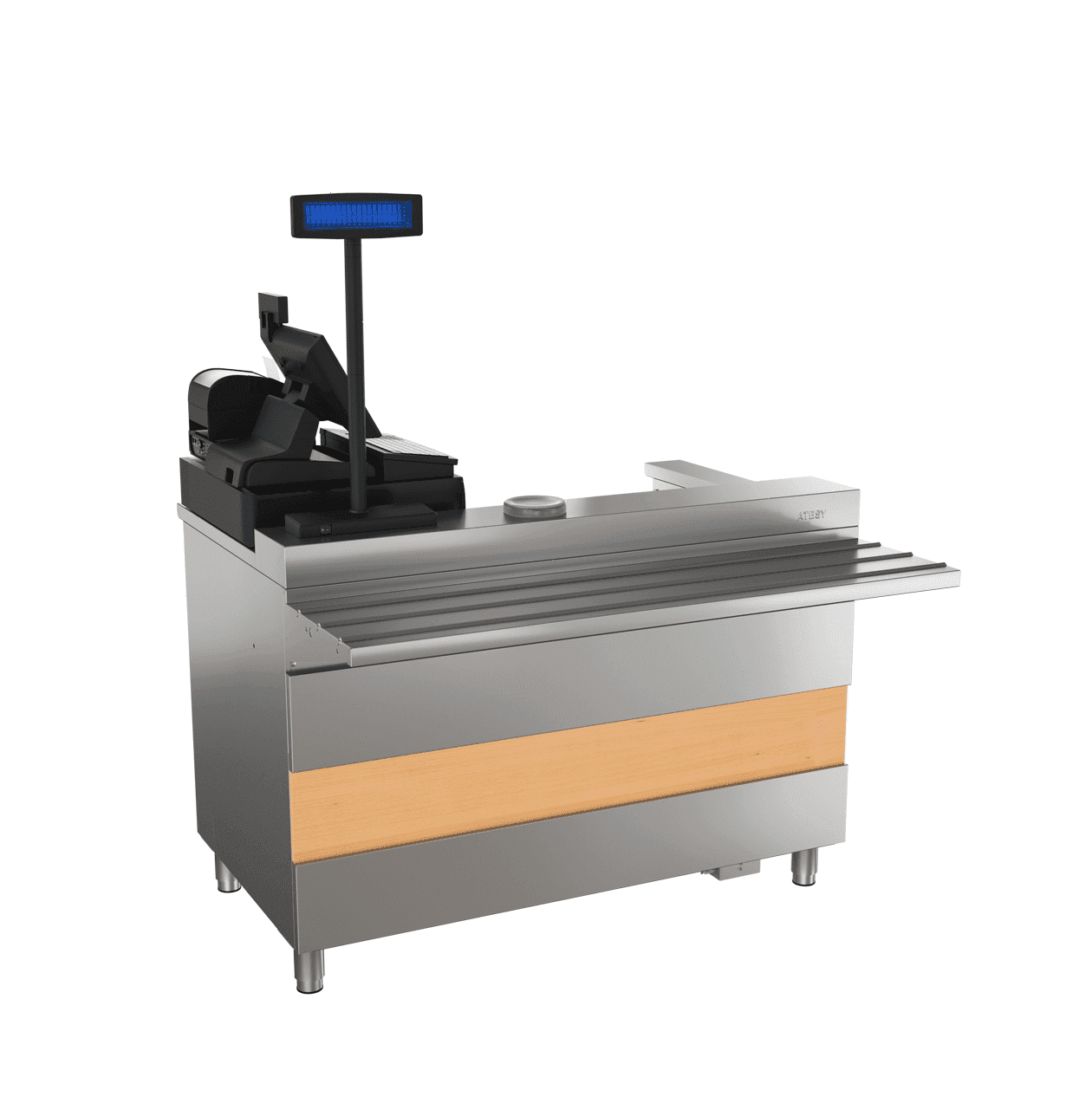 Прилавок кассовый Atesy Ривьера КСП-1200-02