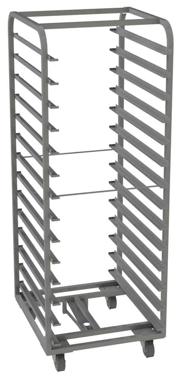Тележка для ротационной печи Restoinox MIWE Roll-in и roll-in e+ 14 уровней, сварная 580х980 мм
