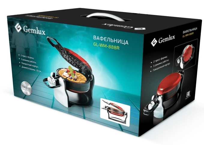 Вафельница Gemlux GL-WM-888R