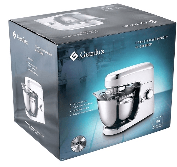 Миксер планетарный Gemlux GL-SM-88CR