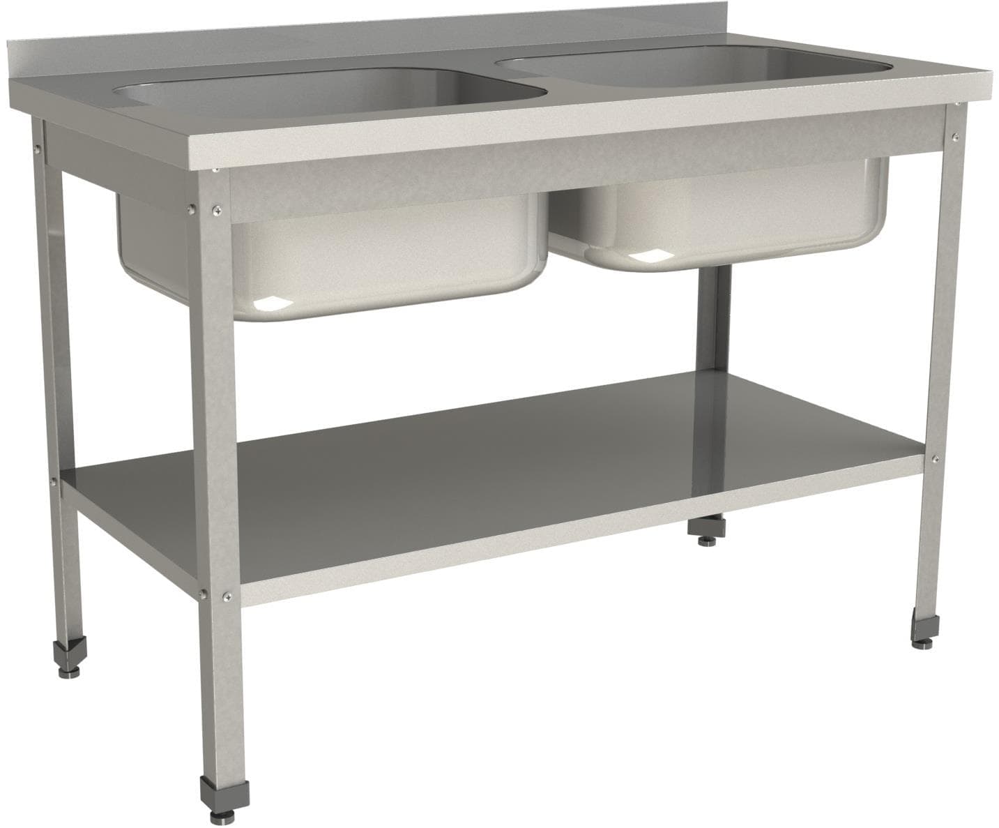 Ванна моечная цельнотянутая Restoinox ВМЦ-2/12/6-БП-ЭН