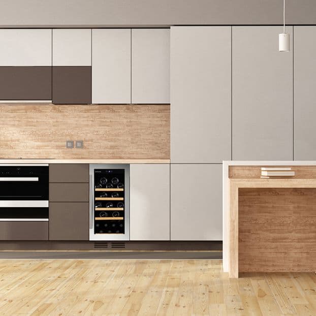 Шкаф винный Dunavox DAU-32.83SS