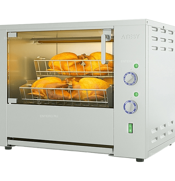 Гриль для кур карусельный Atesy Командор-4Э-Т