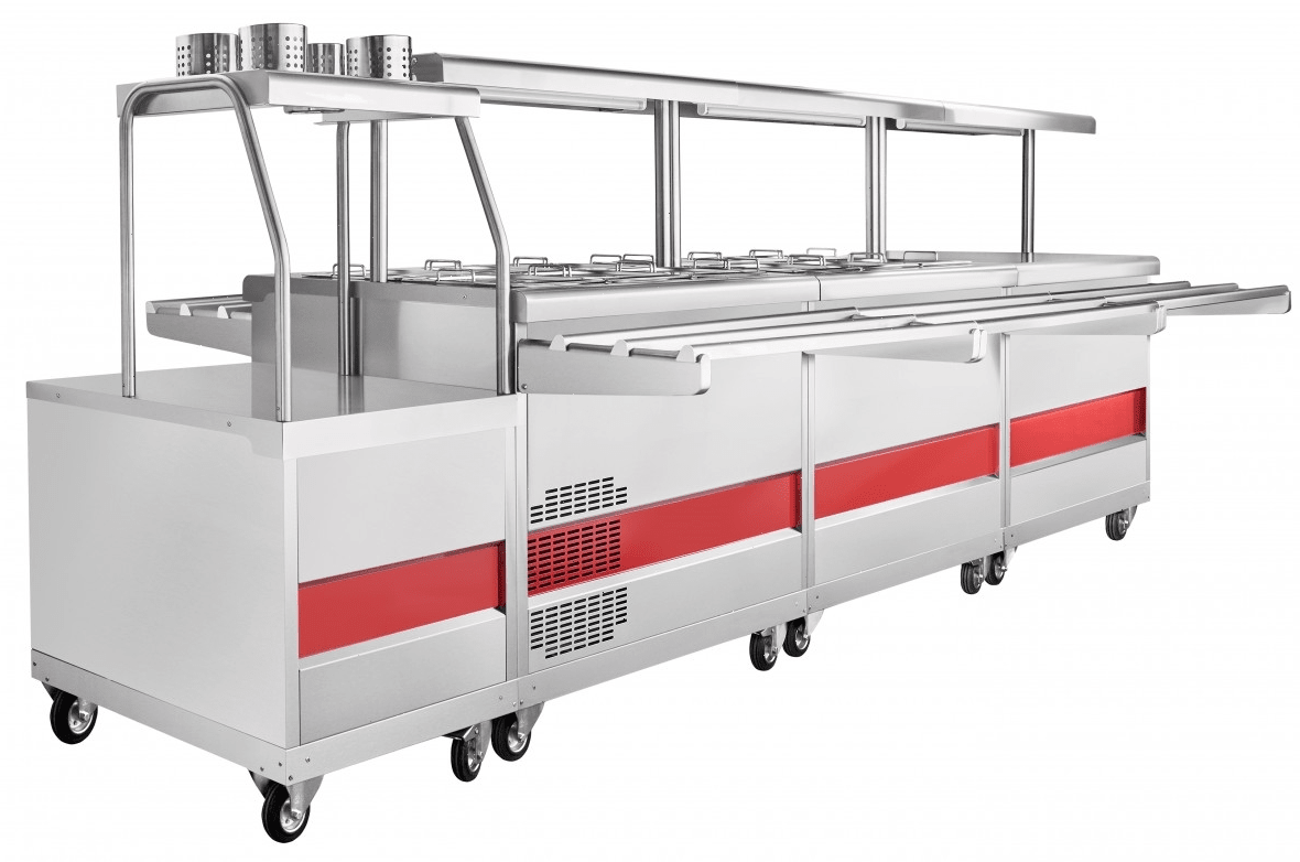 Прилавок для столовых приборов Abat ПСП-70ПМ передвижной (21000000215)