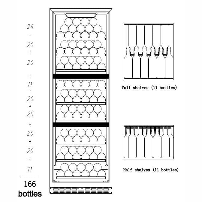 Шкаф винный La Sommeliere MZ180TZ