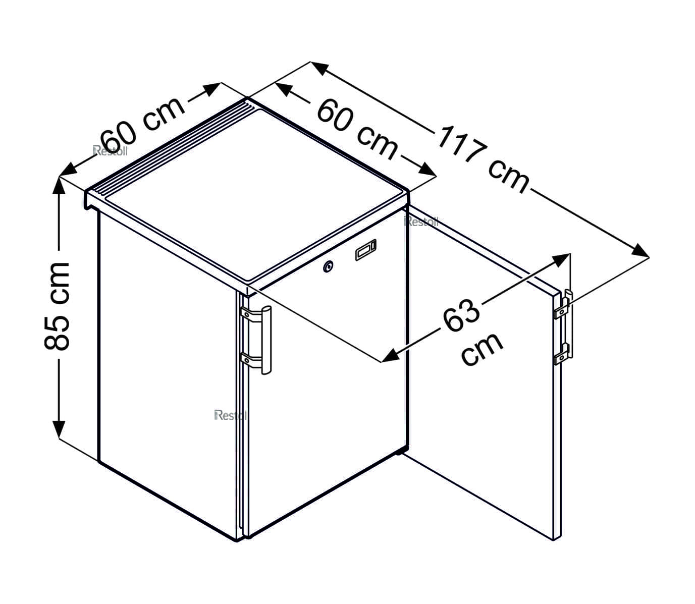 Шкаф холодильный (минибар) Liebherr Fkvesf 1805..+1/+15°С