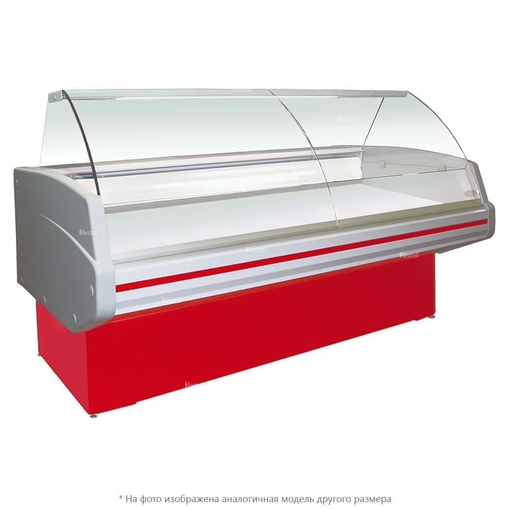 Витрина холодильная Golfstream Двина 120 ВСН, красная