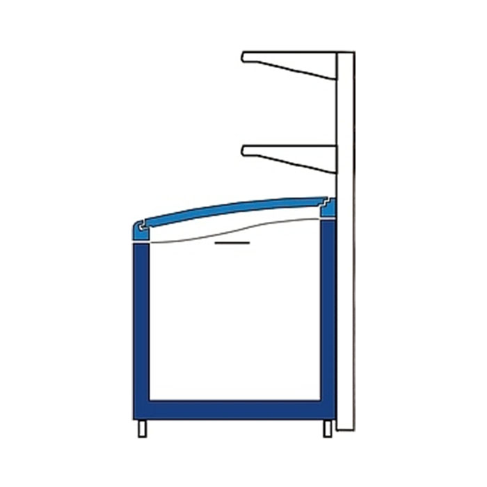 Суперструктура двухуровневая односторонняя без освещения Levin ARTICA 250