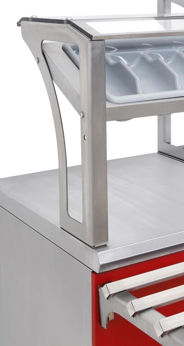 Прилавок нейтральный Luxstahl ПН-1200