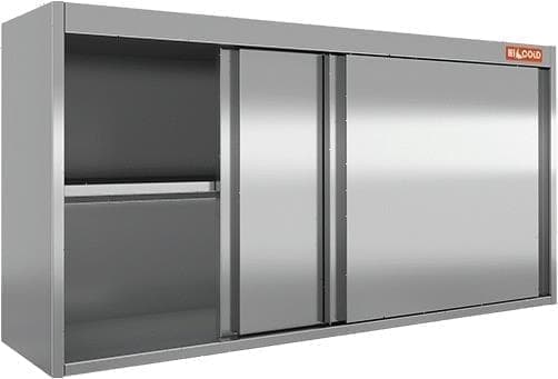 Полка кухонная закрытая Hicold НПК‑14/4