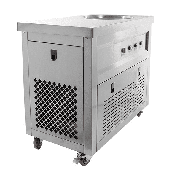 Фризер для жареного мороженого Foodatlas KCB-1Y (стол для топпингов)