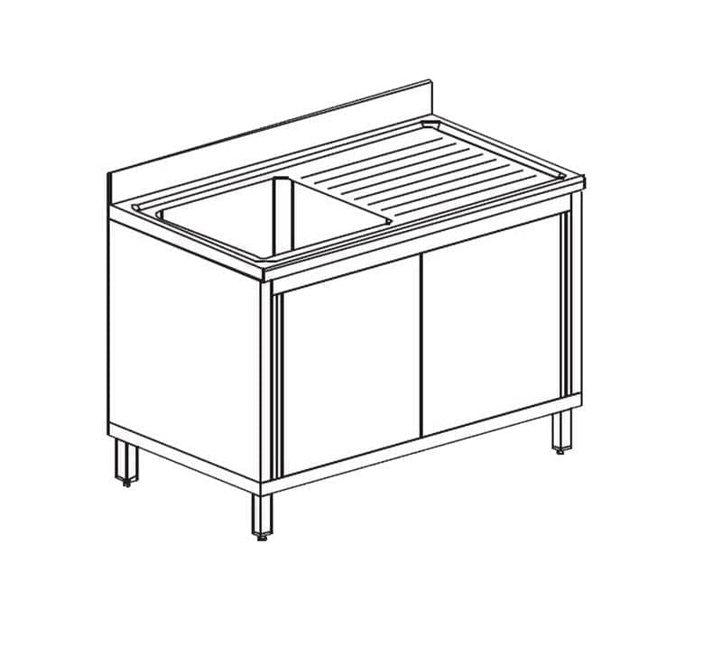 Ванна моечная Apach Chef Line LS127-55RWSD