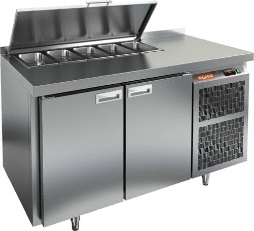 Стол холодильный (саладетта) Hicold SL1-11GN (1/3) с крышкой